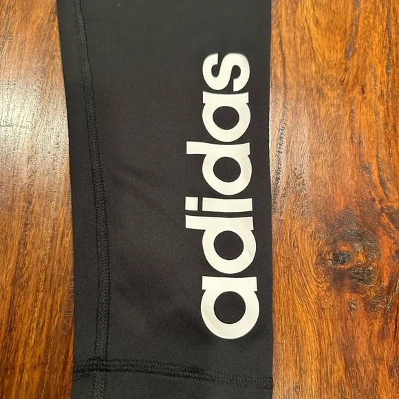 Adidas AEROREADY Prime Green High-Waisted Women's Logo Leggings Size L - Picture 6 of 10